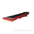 4 section belt conveyor system for truck loading